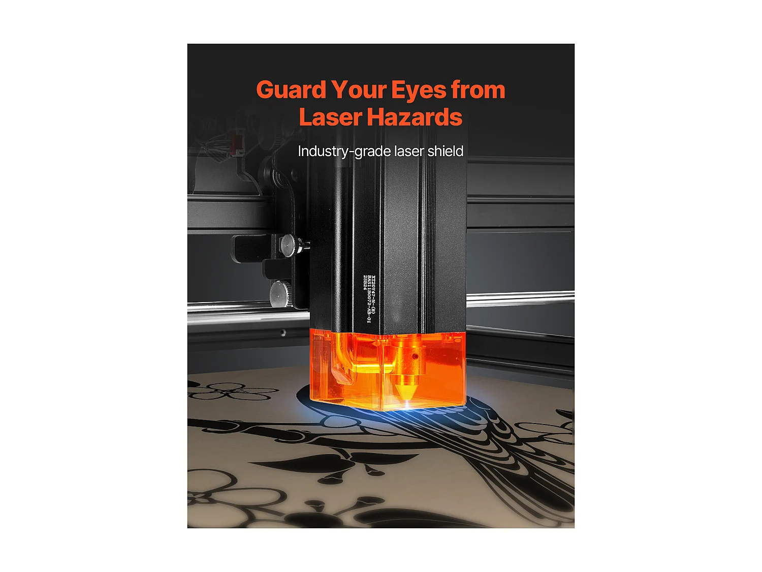 Machine à Graver Laser Graveur Laser SucceBuy 20 W Point Compressé Protection Yeux