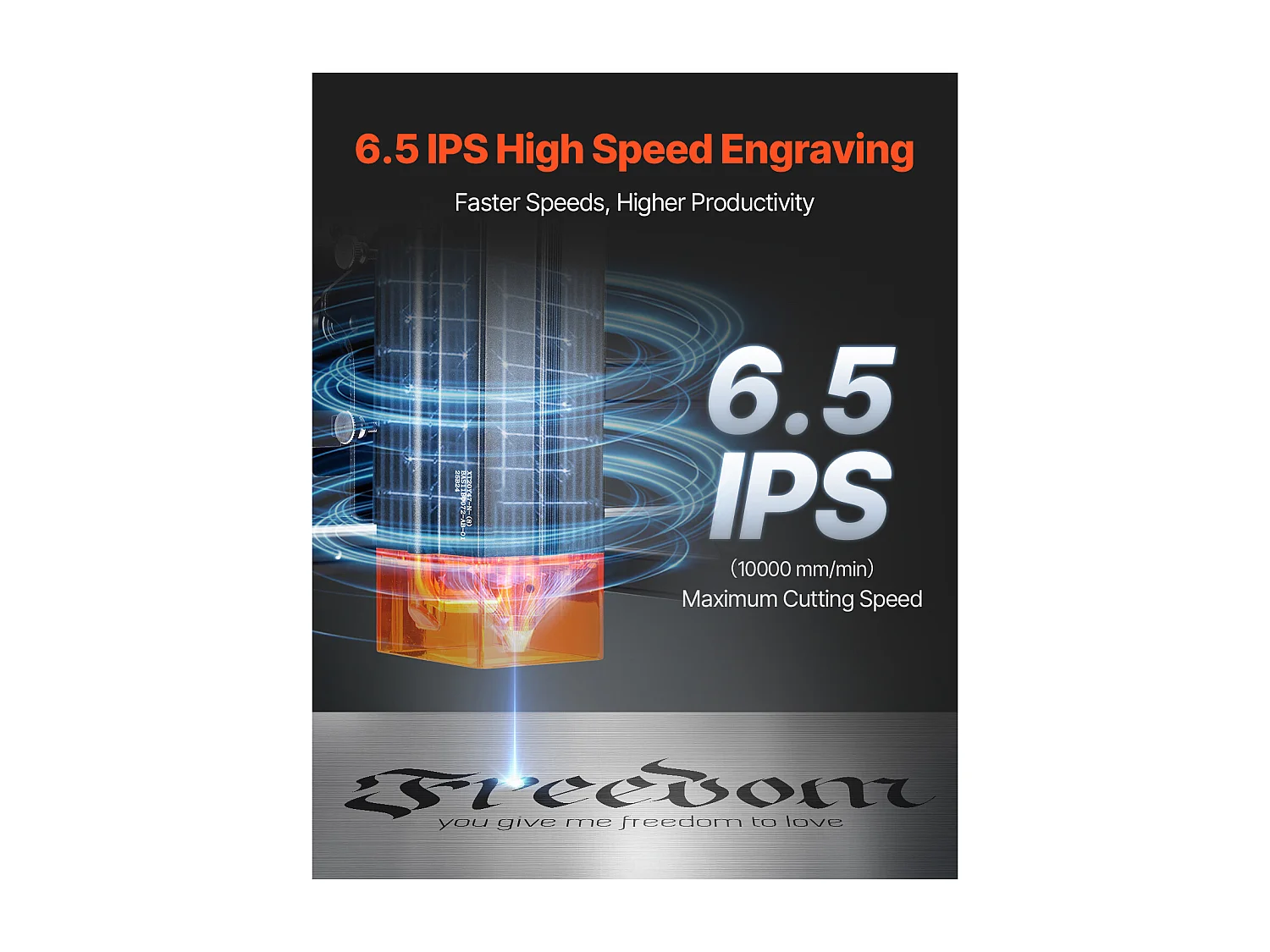 Máquina para Gravação a Laser Gravador Laser SucceBuy 20 W Ponto Comprimido Proteção Ocular