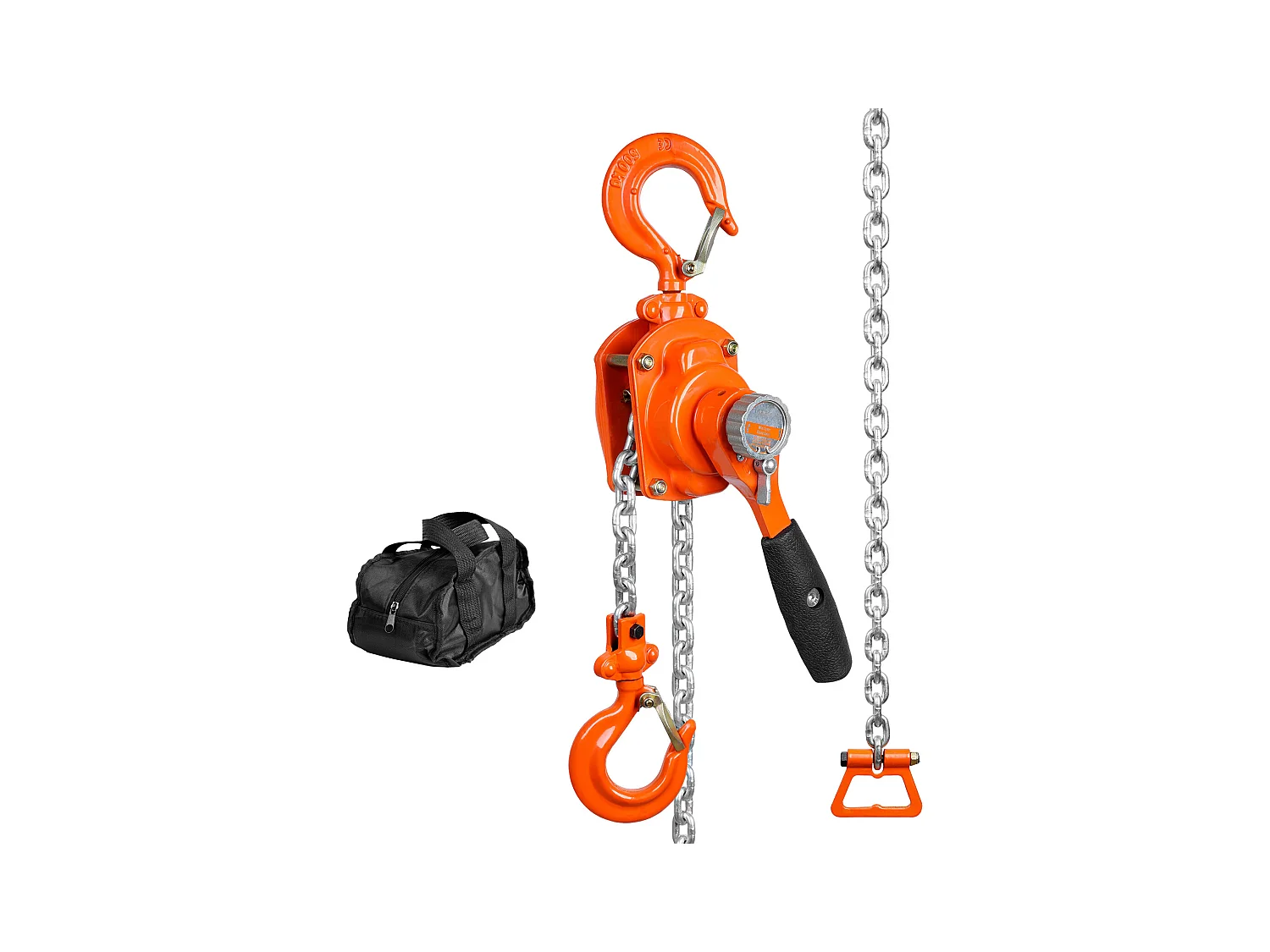 Palan à Chaîne à Levier SucceBuy, Capacité de 499 kg, 152,4 cm, Élévateur à Cliquet G80