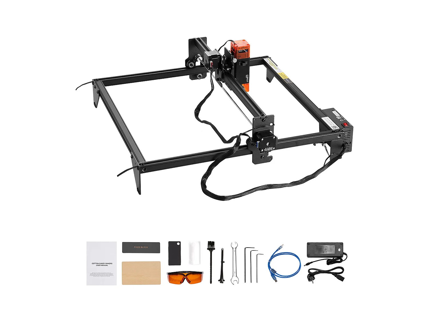 Machine à Graver Laser Graveur Laser SucceBuy 10 W Point Compressé Protection Yeux