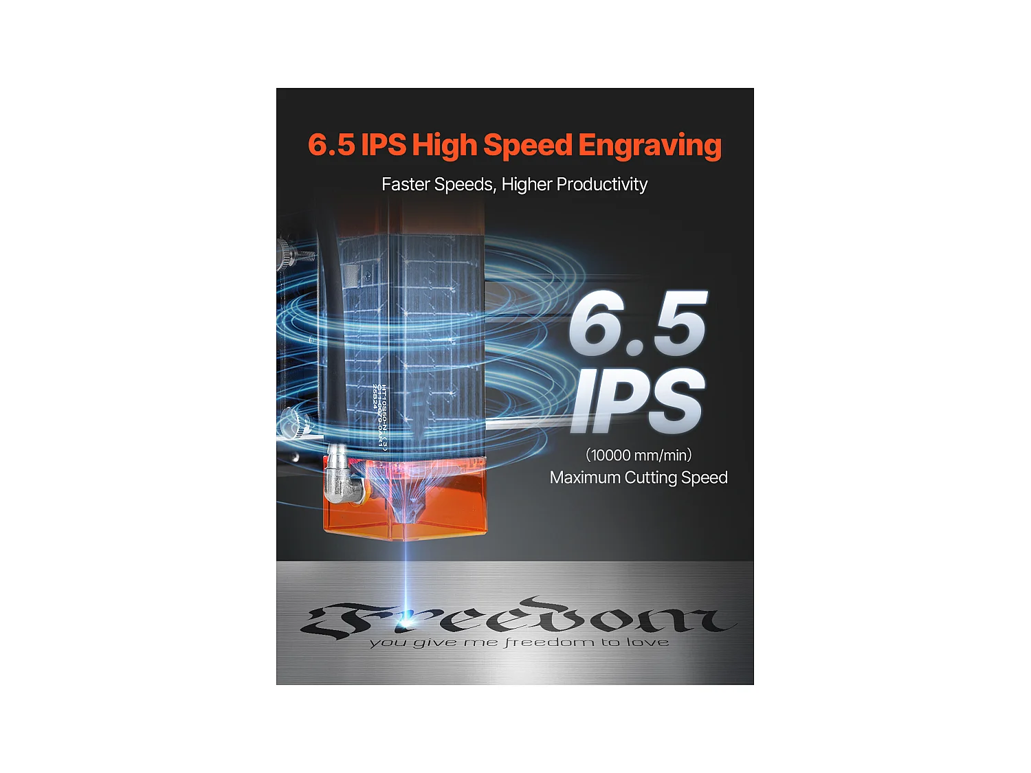 Machine à Graver Laser Graveur Laser SucceBuy 10 W Point Compressé Protection Yeux