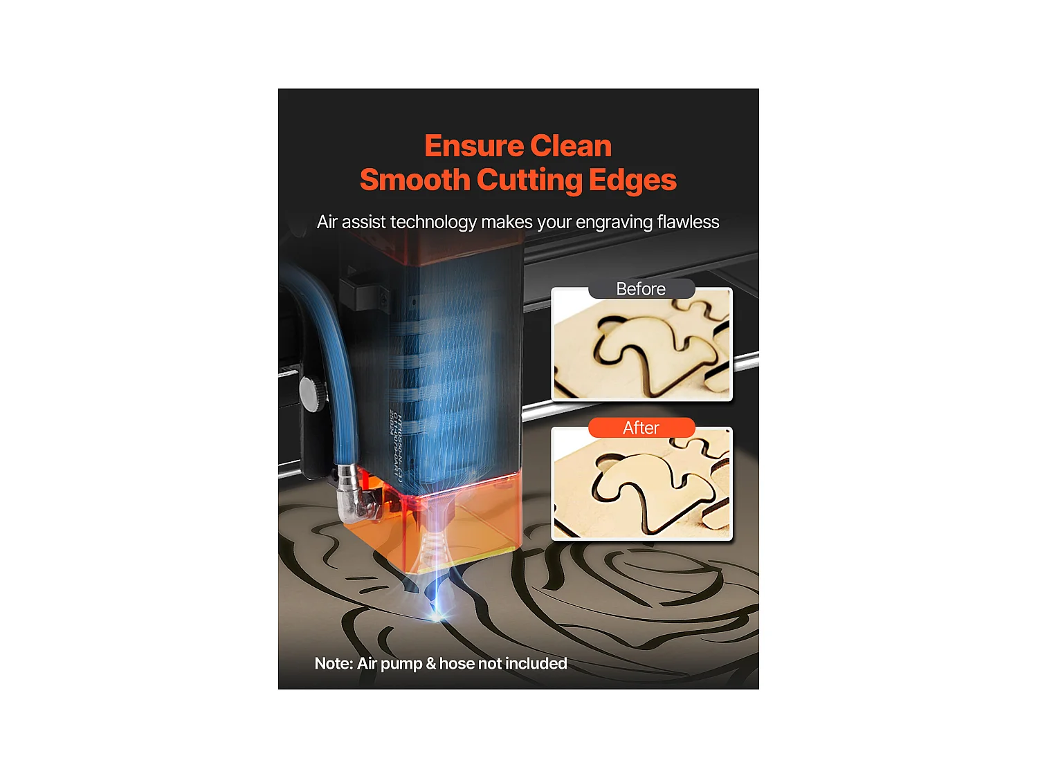 Machine à Graver Laser Graveur Laser SucceBuy 10 W Point Compressé Protection Yeux