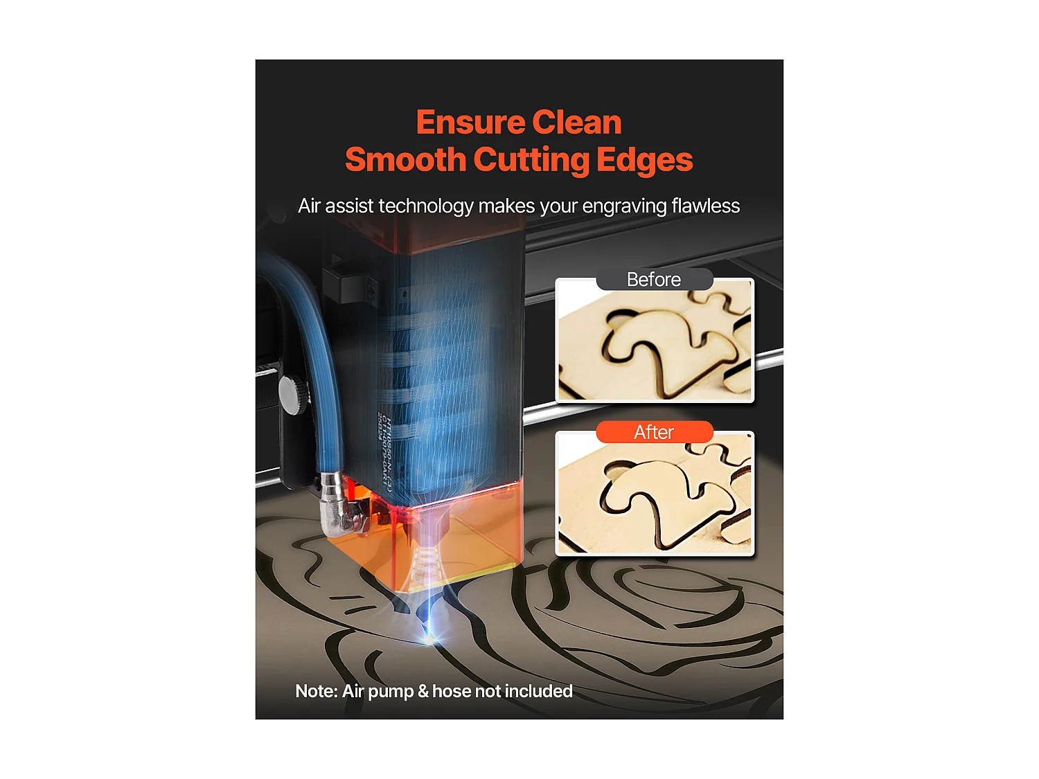 Machine à Graver Laser Graveur Laser SucceBuy 10 W Point Compressé Protection Yeux