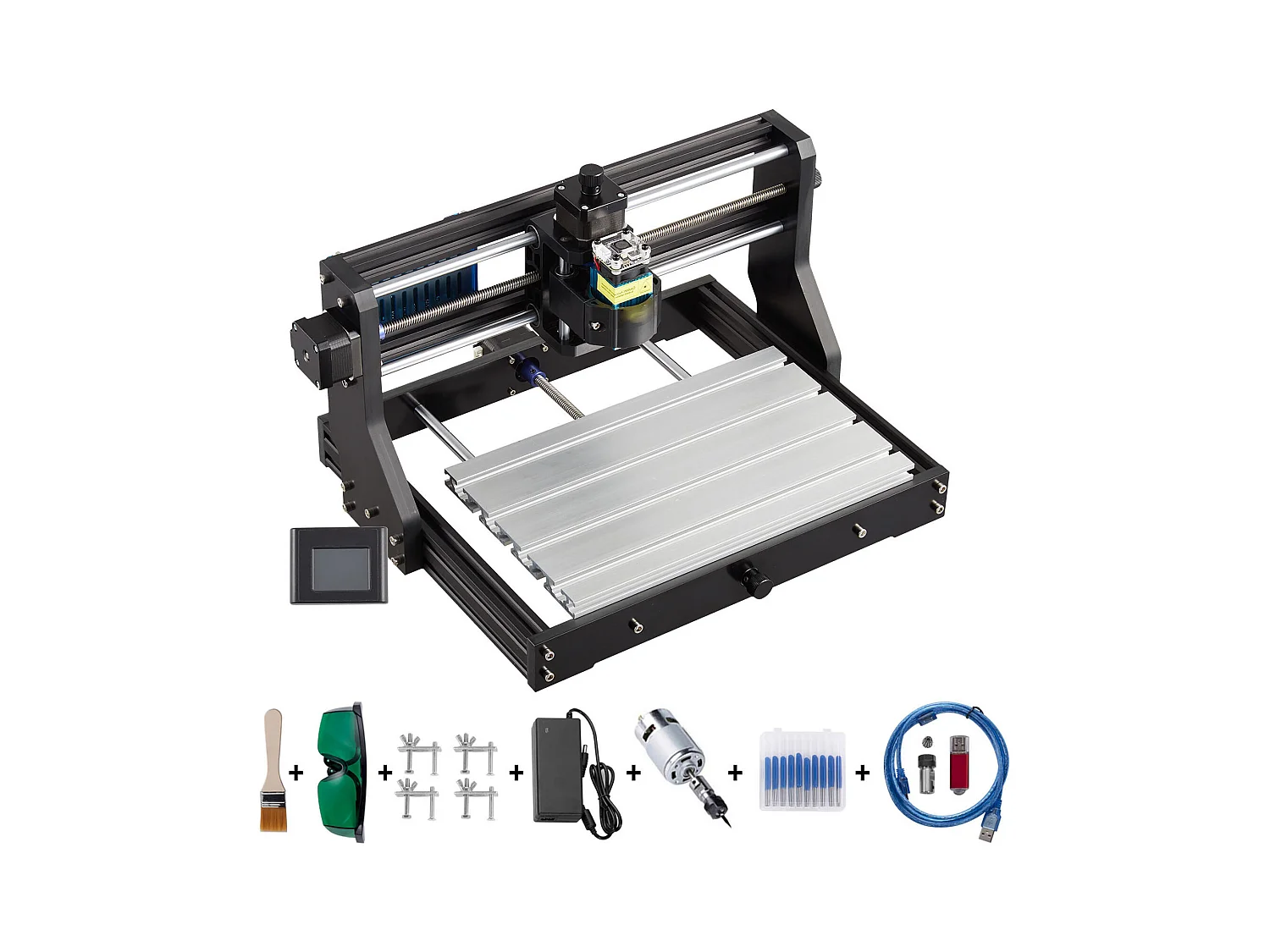 Machine à Graver, SucceBuy Machine CNC 3018 Pro, Graveur Laser 2500 mW pour Bois, Plastique, Cuir