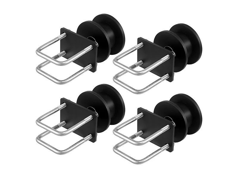 Schuifpoort-Kit, SucceBuy Schuifpoort-Kit, H-Groef, 4 Rollen voor Overhangdeuren