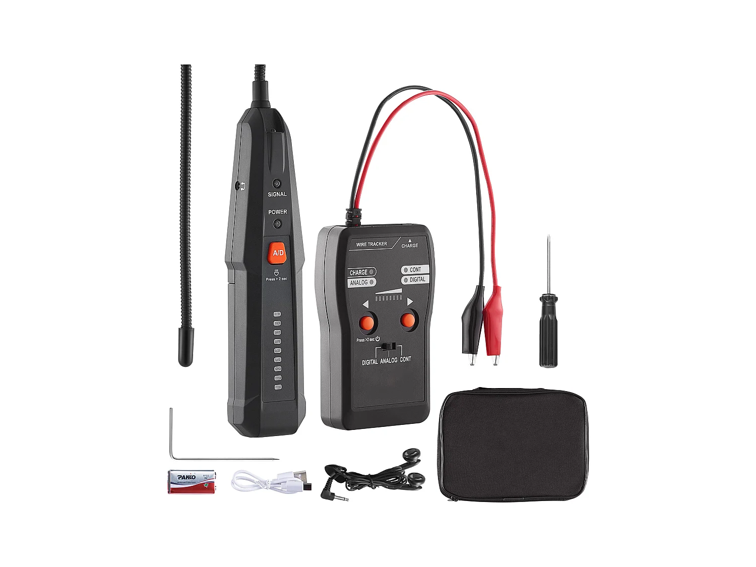 Lokalizator Kabli Podziemnych SucceBuy o Głębokości 2 m, Do Lokalizowania Ukrytych Ogrodzeń