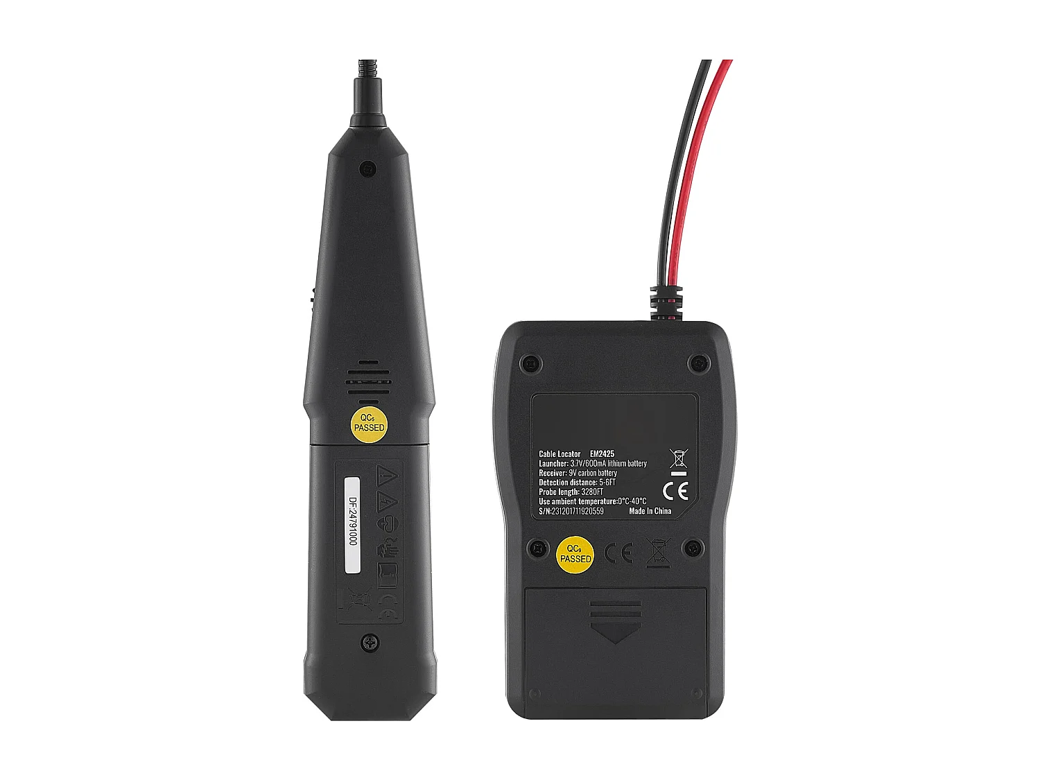 Localisateur de Câbles Souterrains SucceBuy de 2 m de Profondeur, Pour Localiser les Clôtures Cachées