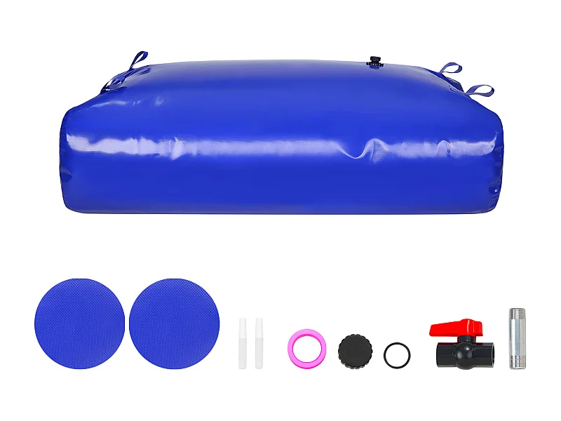 Draagbare Watertank SucceBuy 540L, Opvouwbaar van PVC 1000D, Watertank voor Camper, Grote Capaciteit, Draagbaar, Brandpreventie, Camping