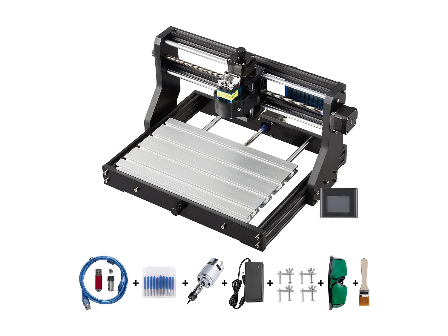 Machine à Graver, SucceBuy CNC 3018 Pro 500 mW Laser Engraver pour le Bois, le Cuir, le Plastique