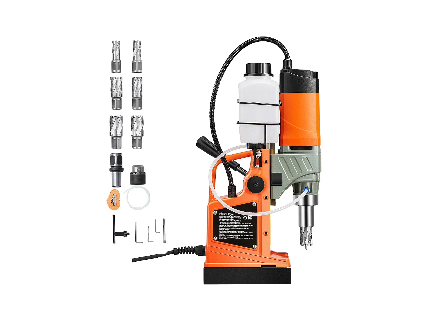 Trapano Magnetico SucceBuy Trapano a Colonna, 1450 W 12800 N Diametro di Foratura 50 mm
