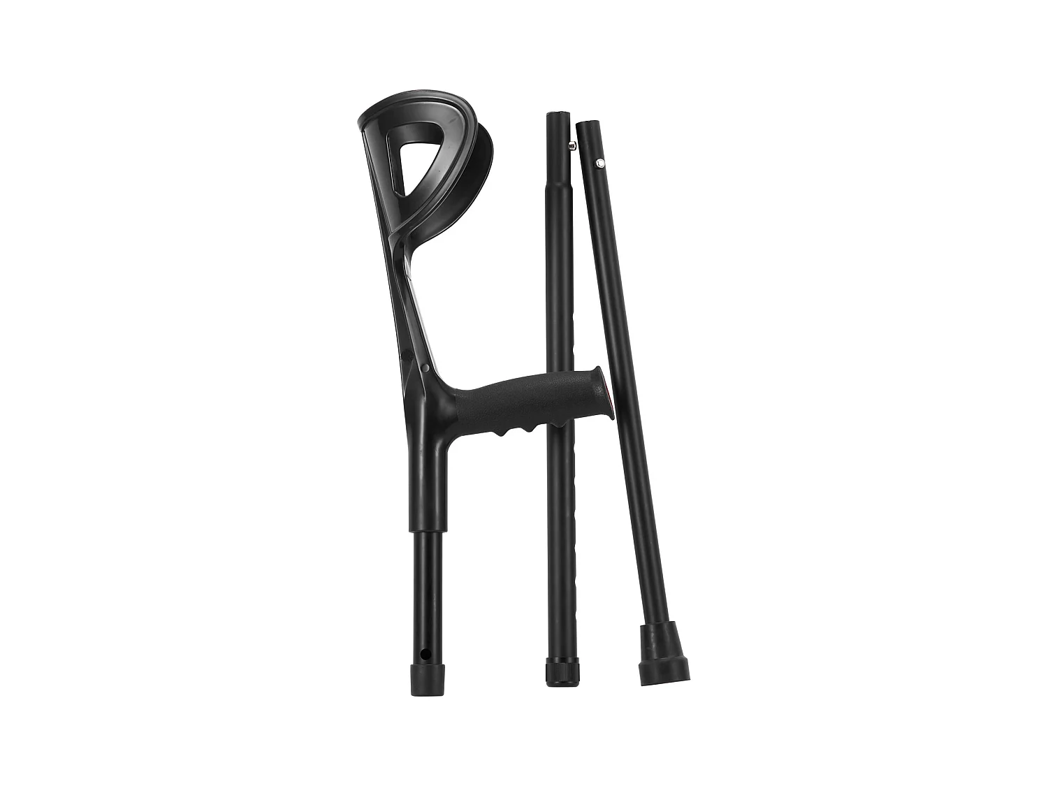 Béquilles Axillaires, SucceBuy Béquilles d'Avant-Bras Béquilles de Marche Réglables en Hauteur à 10 Niveaux 1 Paire 159 kg