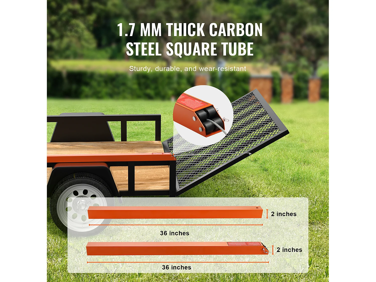 Système d'Assistance, SucceBuy Système d'Assistance au Levage du Hayon, Capacité de 81,65 kg pour Remorque Utilitaire