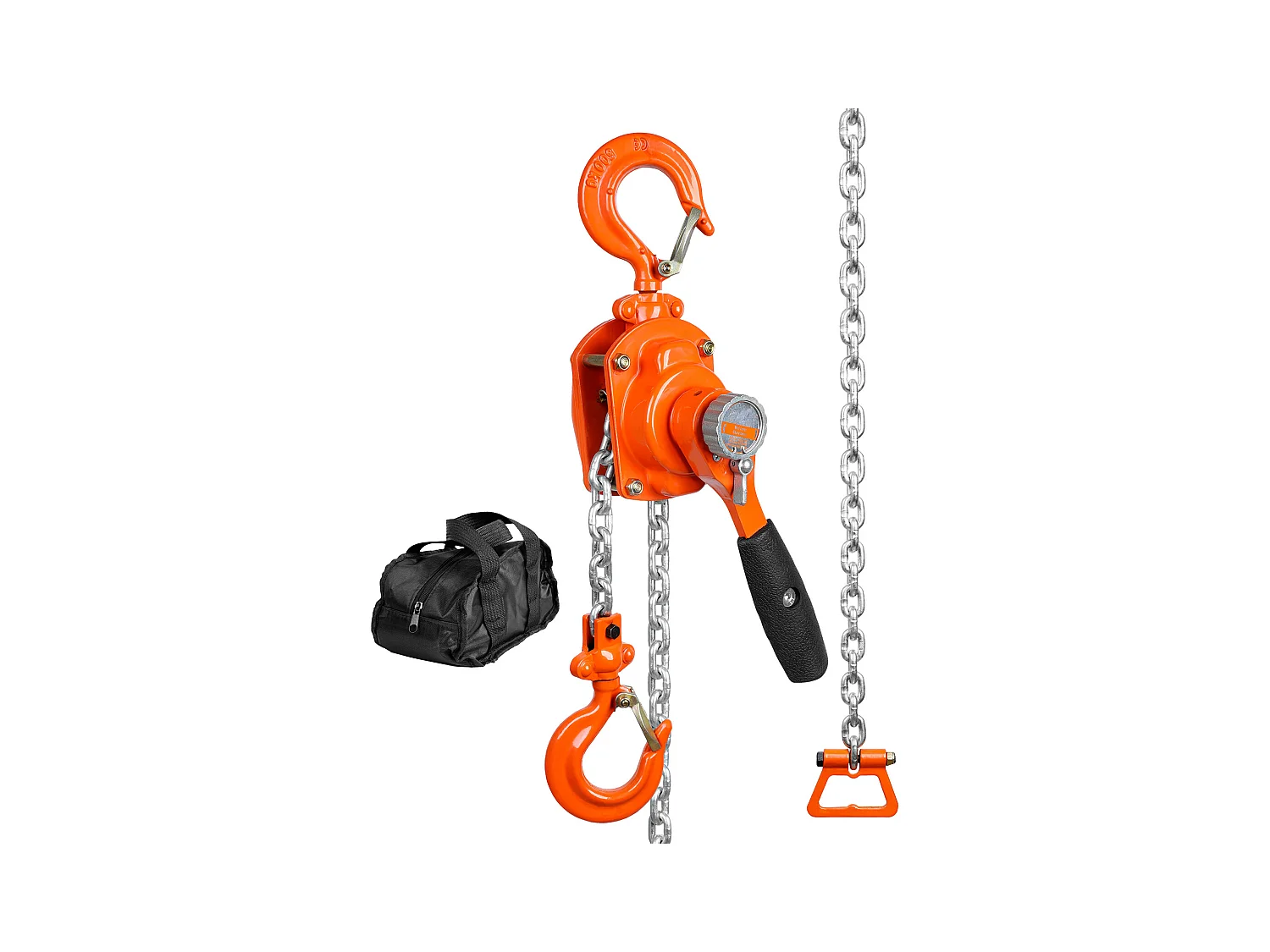 Palan à Chaîne à Levier SucceBuy, Capacité de 499 kg, 304,8 cm, Élévateur à Cliquet G80