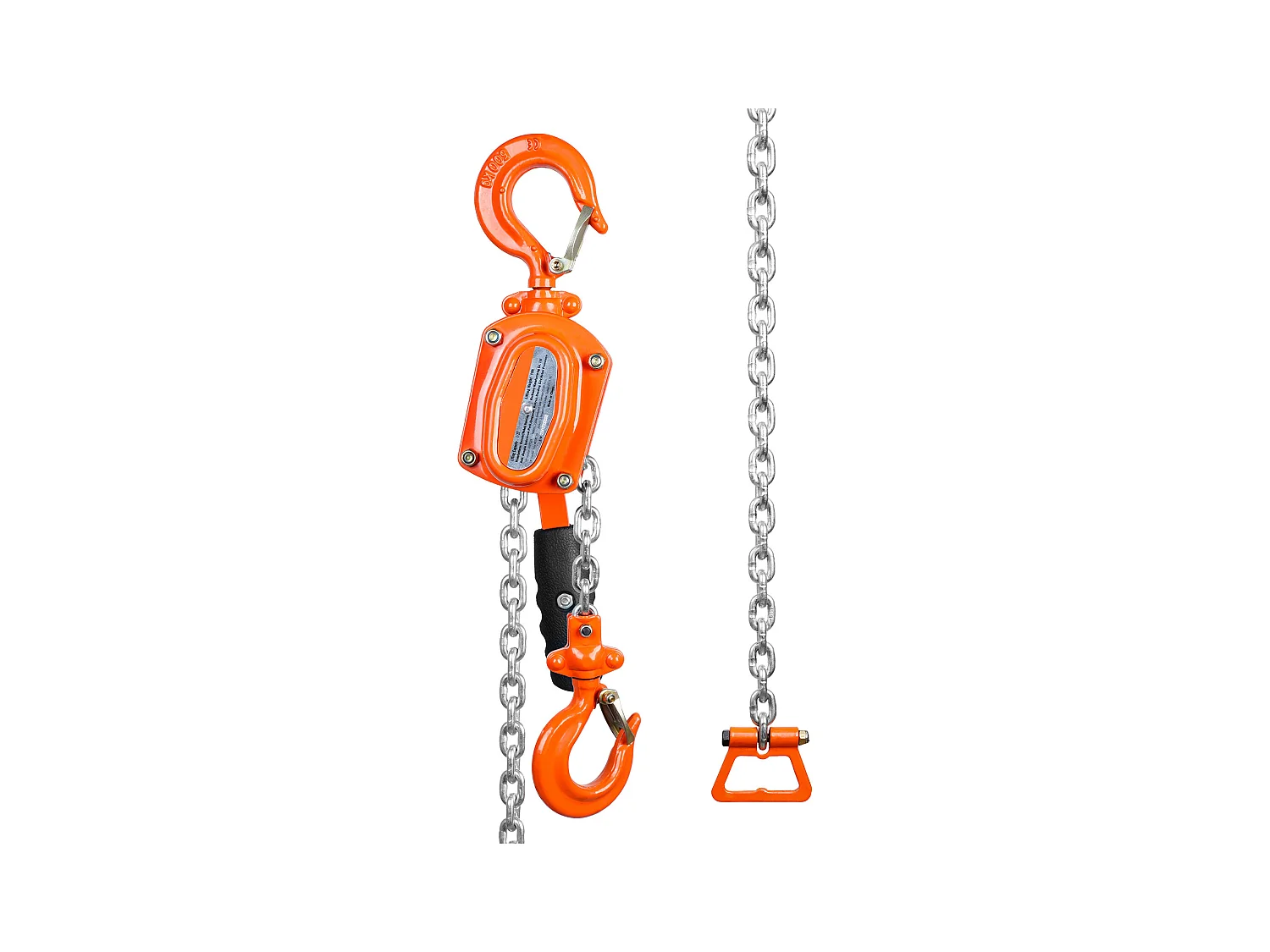 Palan à Chaîne à Levier SucceBuy, Capacité de 499 kg, 304,8 cm, Élévateur à Cliquet G80