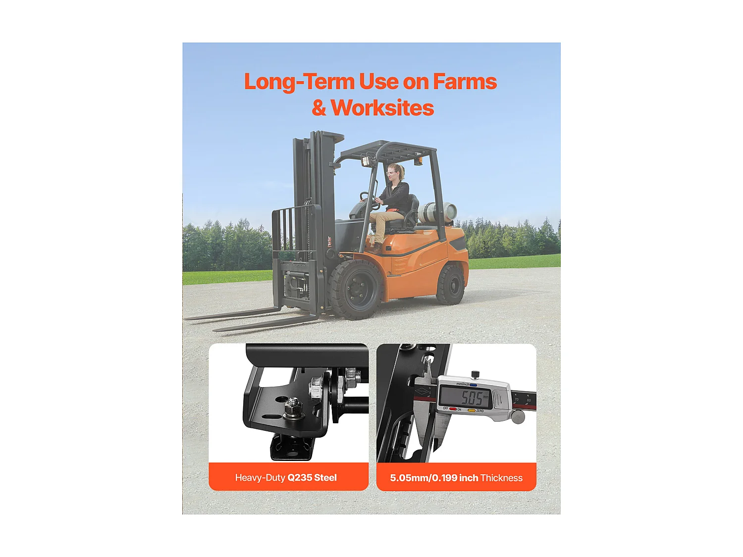 Kit Suspension de Siège de Chariot SucceBuy Élévateur Tracteur Universel Glissière