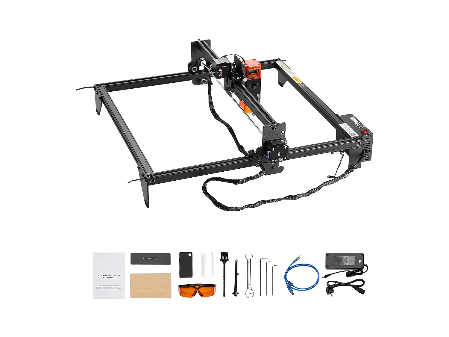 Machine à Graver Laser Graveur Laser SucceBuy 5 W Point Compressé Protection Yeux