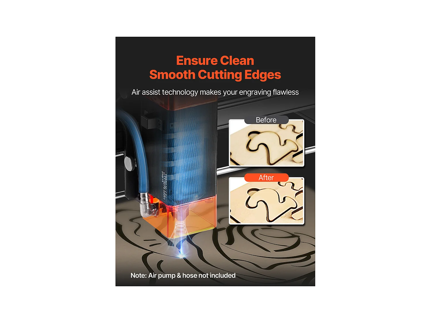 Machine à Graver Laser Graveur Laser SucceBuy 5 W Point Compressé Protection Yeux