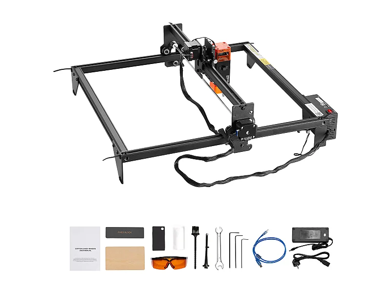 Machine à Graver Laser Graveur Laser SucceBuy 5 W Point Compressé Protection Yeux