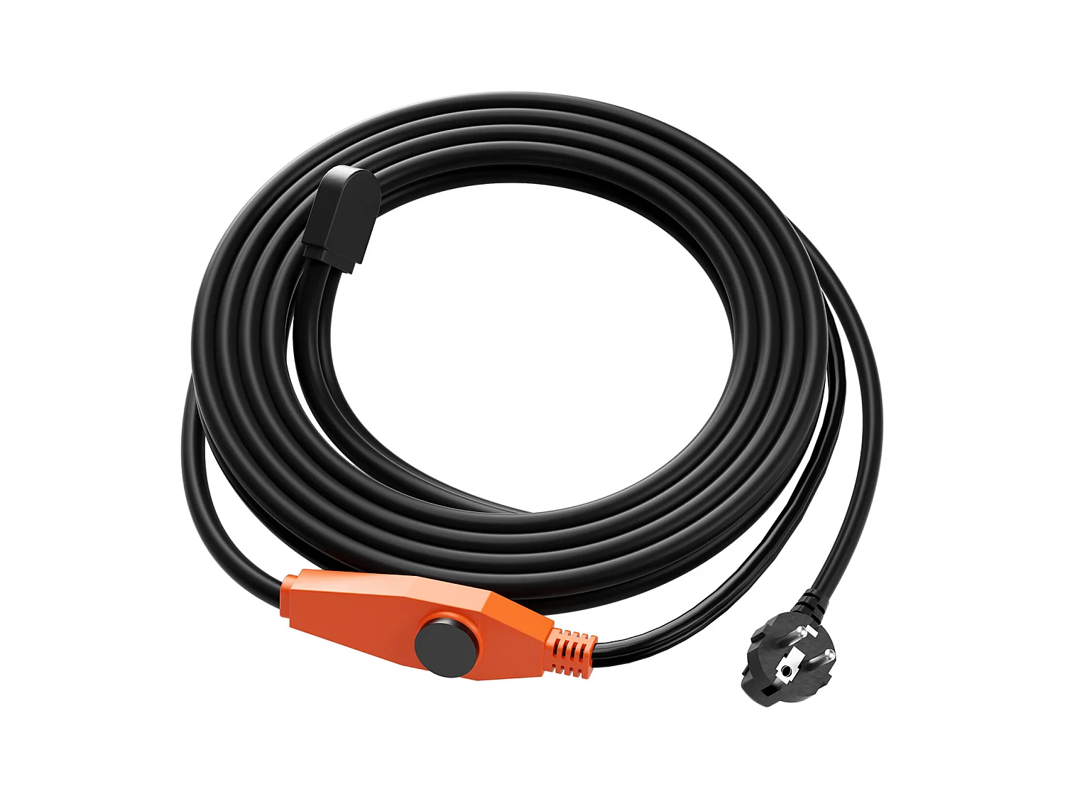 Câble Chauffant Autorégulant, SucceBuy Câble Chauffant pour Tuyaux 4 m 23 W/m avec Thermostat, Ruban Chauffant