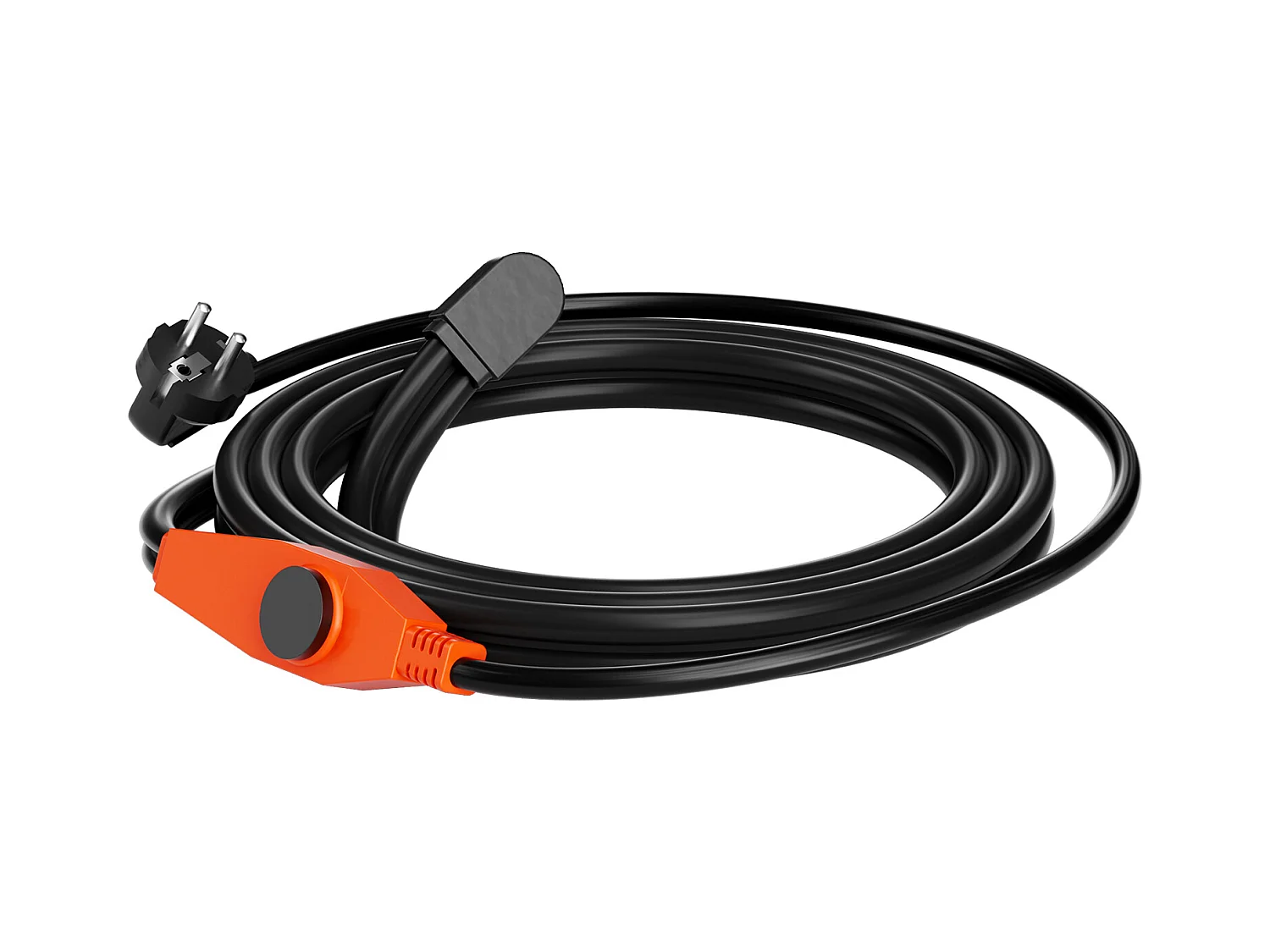 Câble Chauffant Autorégulant, SucceBuy Câble Chauffant pour Tuyaux 4 m 23 W/m avec Thermostat, Ruban Chauffant