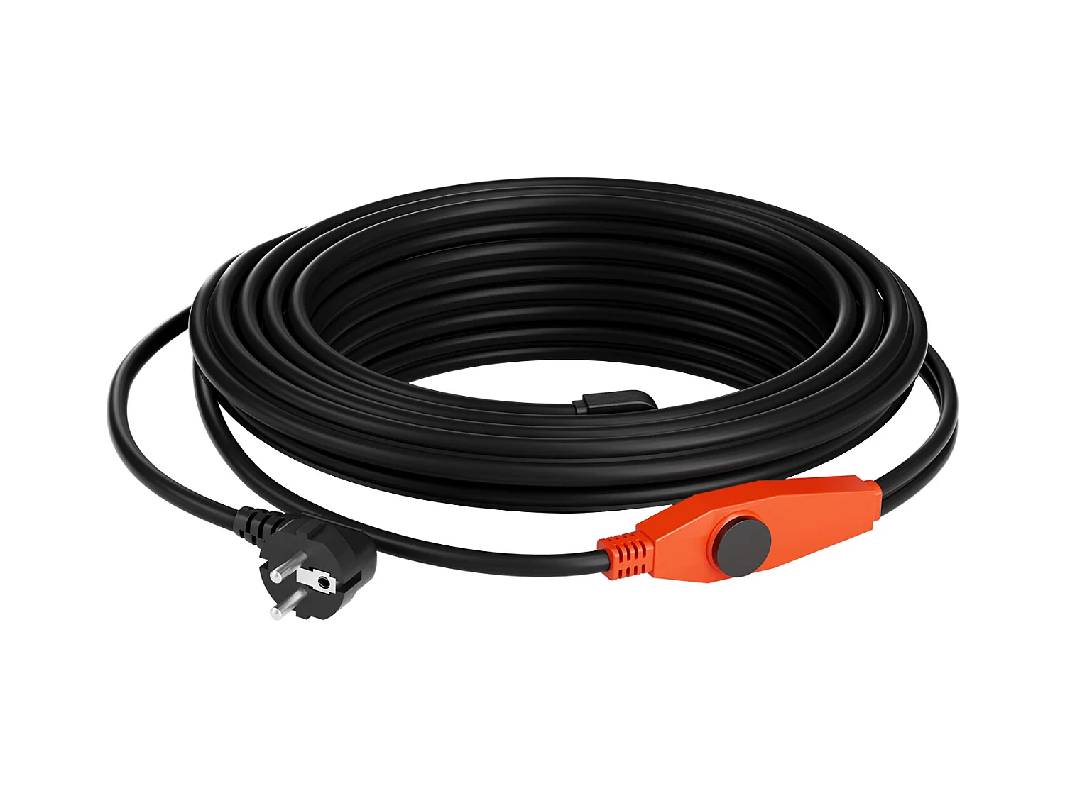 Câble Chauffant Autorégulant, SucceBuy Câble Chauffant pour Tuyaux 4 m 23 W/m avec Thermostat, Ruban Chauffant