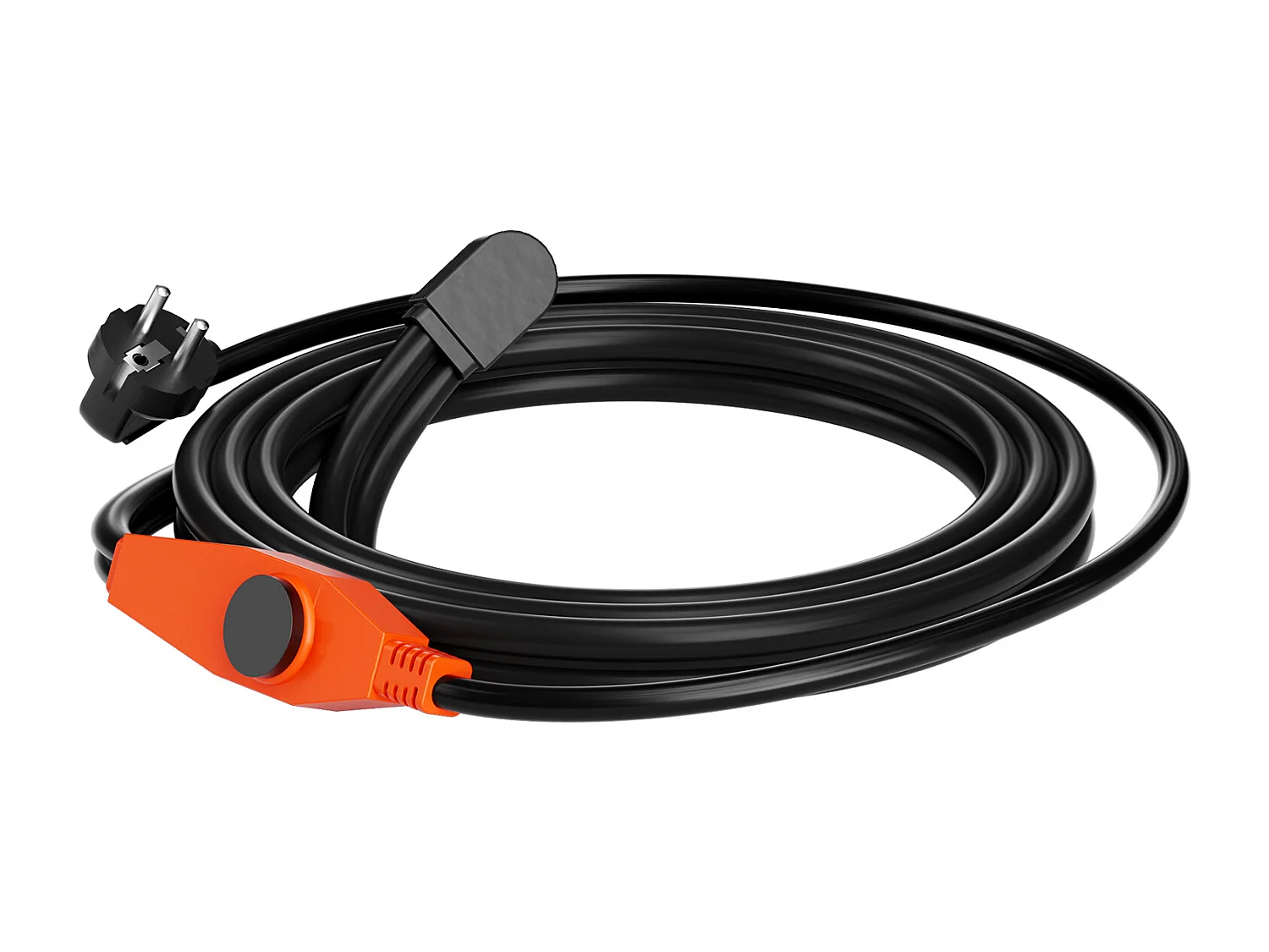 Selbstregelndes Heizkabel, SucceBuy Selbstregelndes Heizkabel für Rohre 4 m 23 W/m mit Thermostat, Heizband