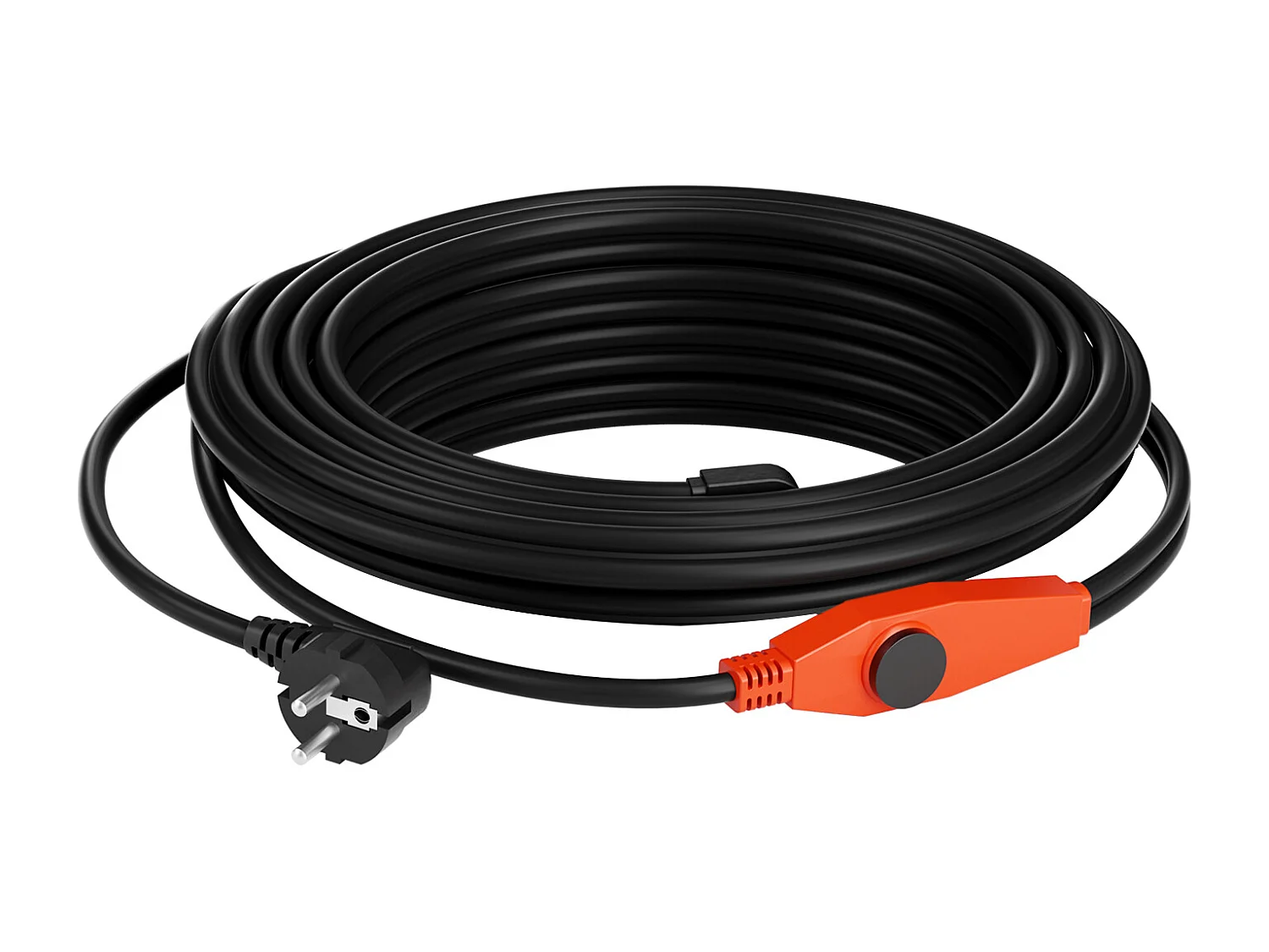 Selbstregelndes Heizkabel, SucceBuy Selbstregelndes Heizkabel für Rohre 4 m 23 W/m mit Thermostat, Heizband