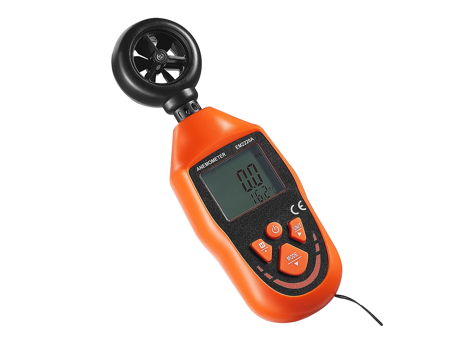 Anémomètre Portable SucceBuy, -10 ℃ à 45 ℃ Mesure Vitesse du Vent, Température du Vent