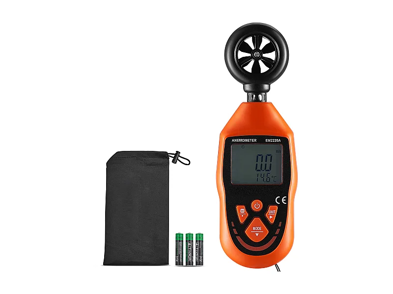 Anemometer Draagbaar SucceBuy, -10 ℃ tot 45 ℃ Meting Windsnelheid, Windtemperatuur