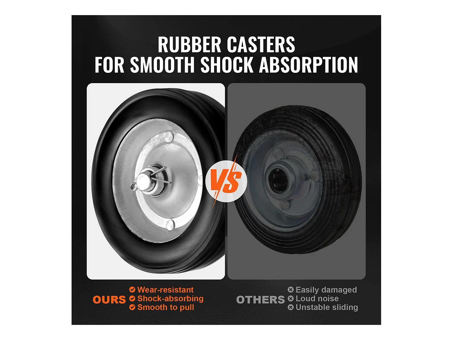 Kit de Portail Coulissant, SucceBuy Ensemble de Portail Coulissant 15,24 cm Réglable, Charge de 272 kg
