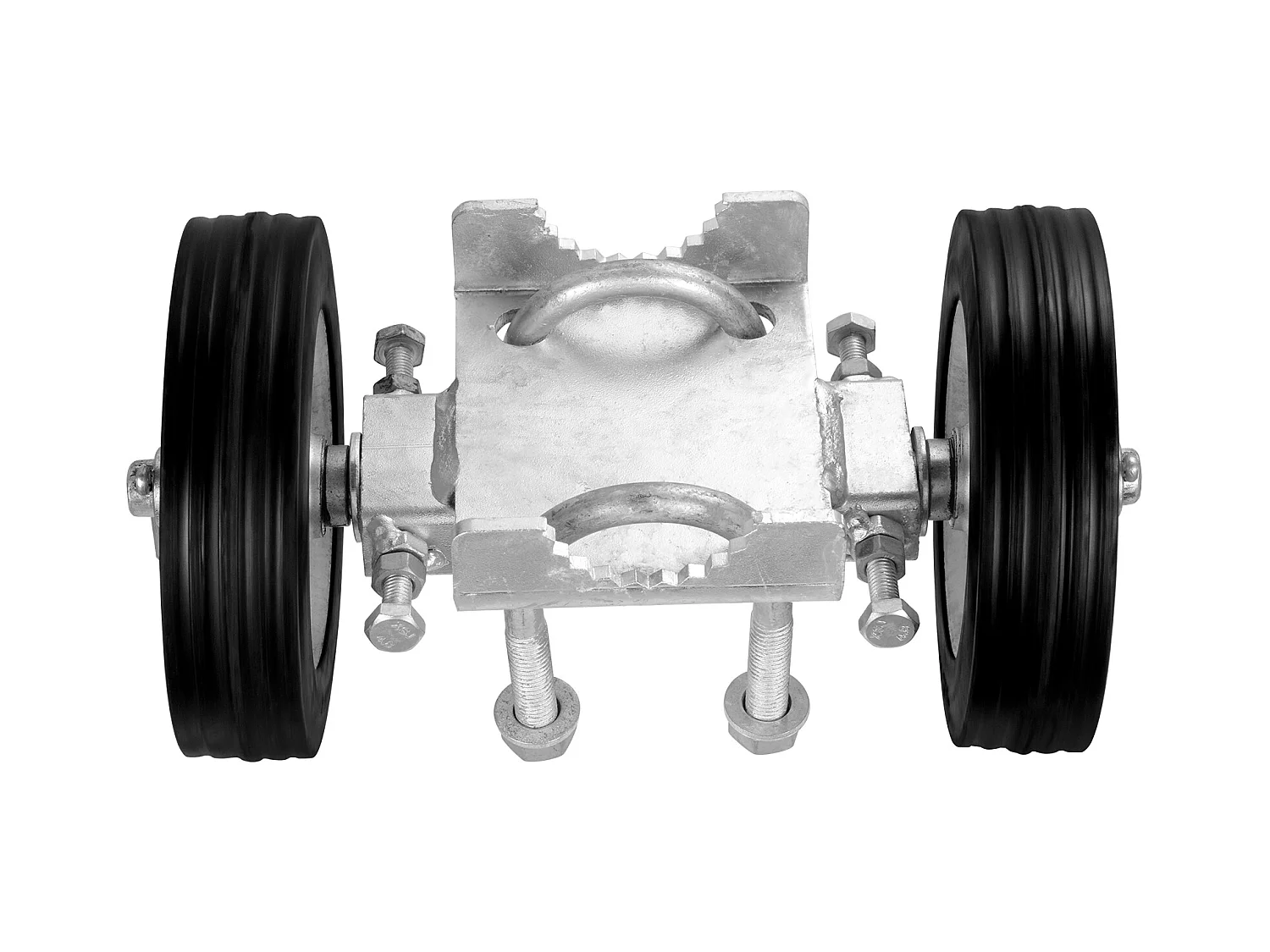 Kit de Portail Coulissant, SucceBuy Ensemble de Portail Coulissant 15,24 cm Réglable, Charge de 272 kg