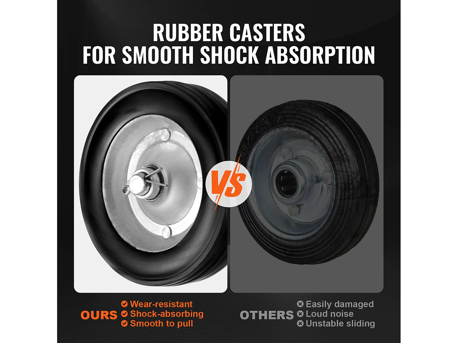 Kit de Portail Coulissant, SucceBuy Ensemble de Portail Coulissant 15,24 cm Réglable, Charge de 272 kg