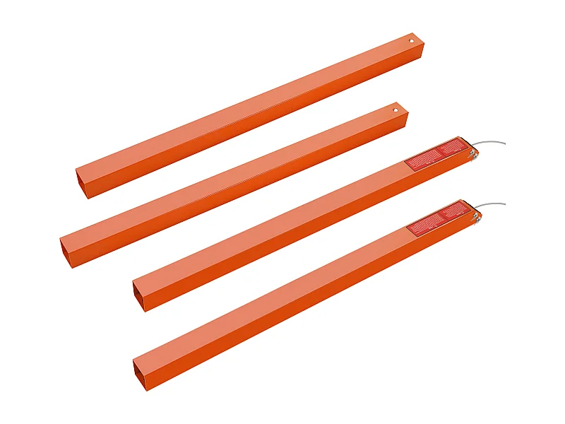 Système d'Assistance, SucceBuy Hayon Utilitaire à 2 Côtés pour Remorque avec Assistance de Levage, Capacité de 81,65 kg