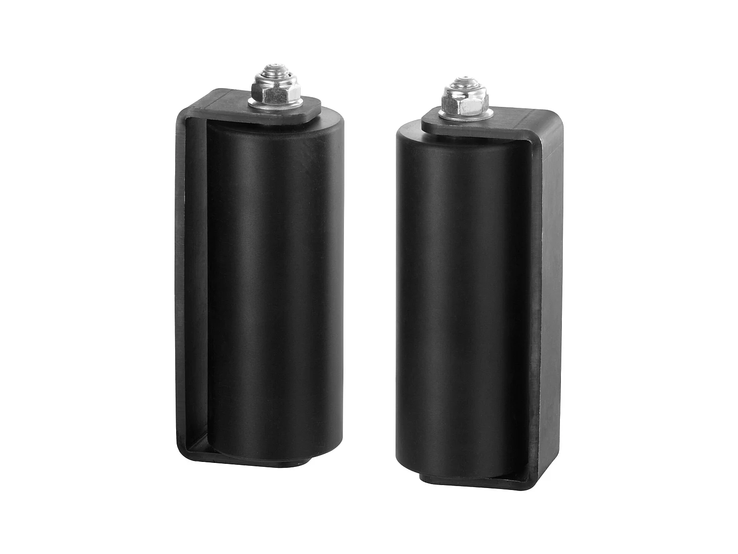 Kit de Portail Coulissant, SucceBuy Kit de Portail Coulissant 15,24 cm, Matériel Roulant, Support de Type C pour Rails Connect