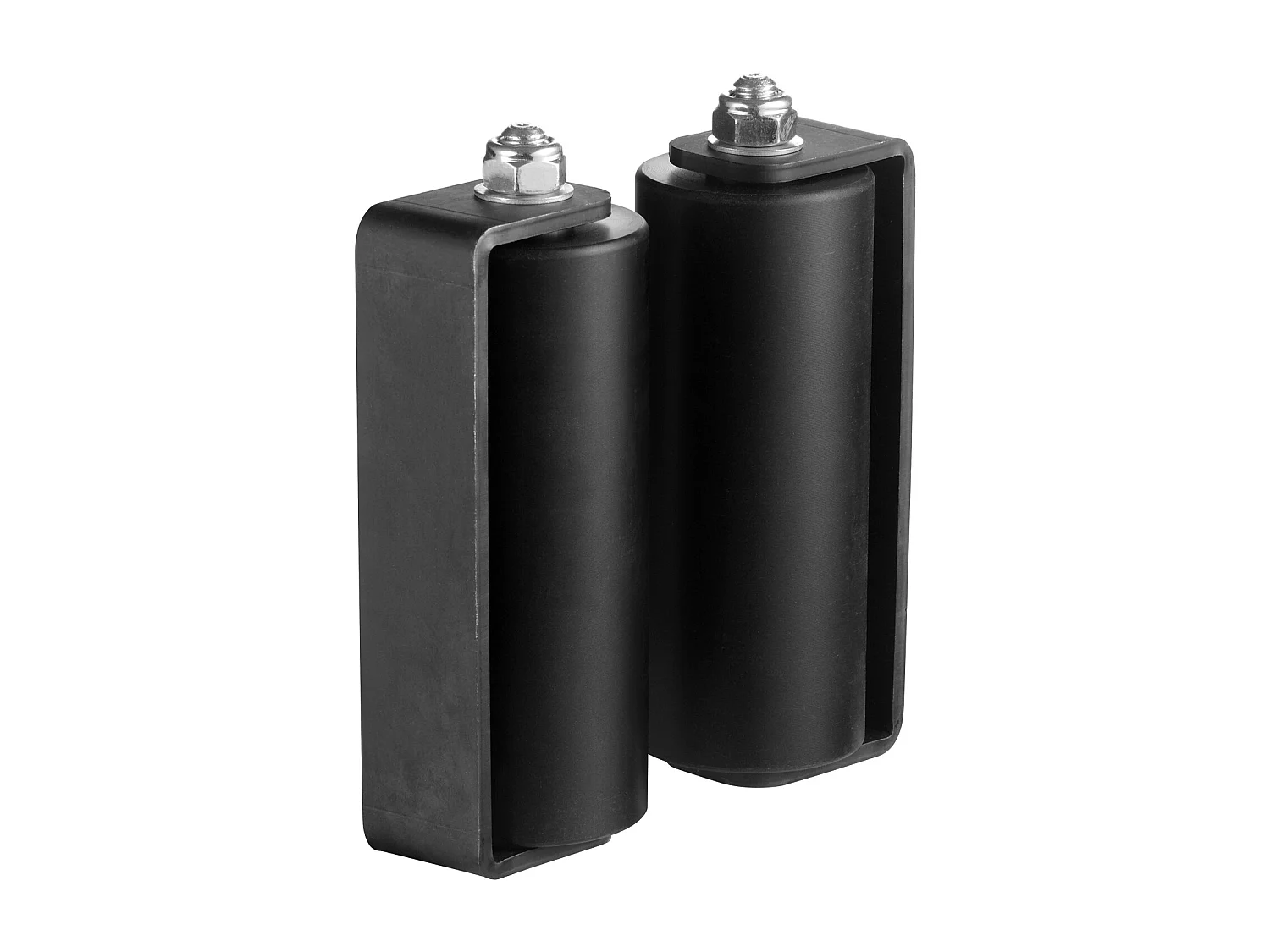 Kit de Portail Coulissant, SucceBuy Kit de Portail Coulissant 15,24 cm, Matériel Roulant, Support de Type C pour Rails Connect