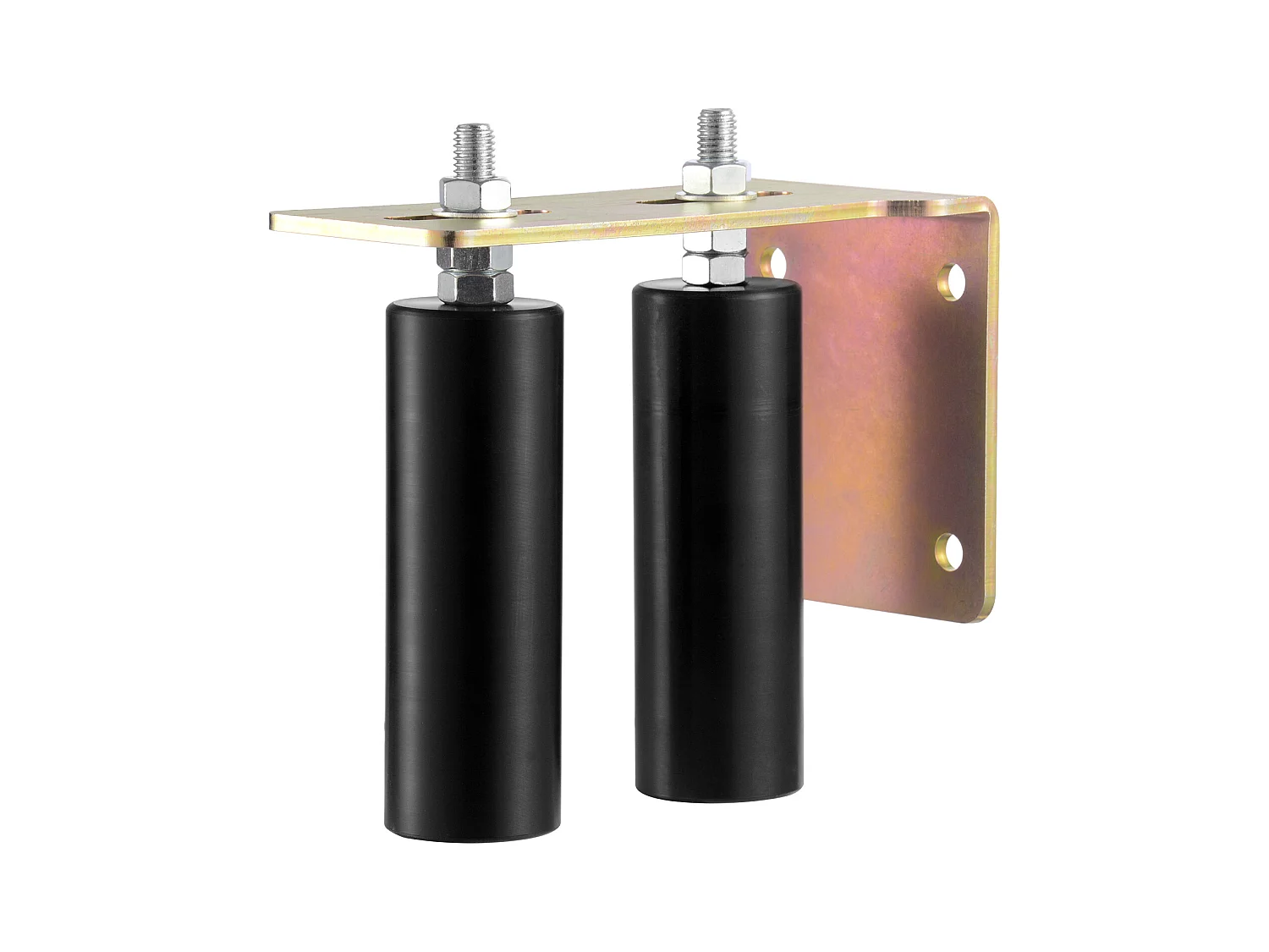 Kit de Portail Coulissant, SucceBuy Kit de Portail Coulissant, Quincaillerie Roulante de 15,24 cm avec Support en L, Réglable