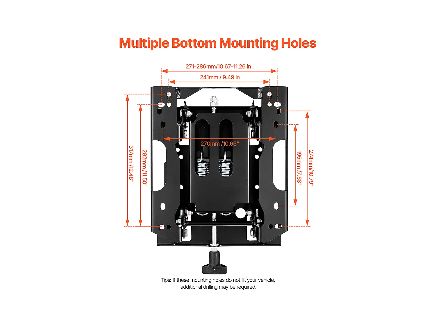 Zittingophangset voor Kar SucceBuy Universele Hef voor Tractor en Grasmaaier