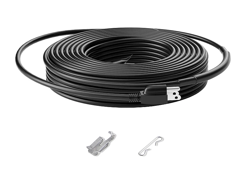 Cabo Aquecedor Autorregulador, SucceBuy 15 m Cabo Aquecedor Autorregulador para Tubos 16 W/m Telhado