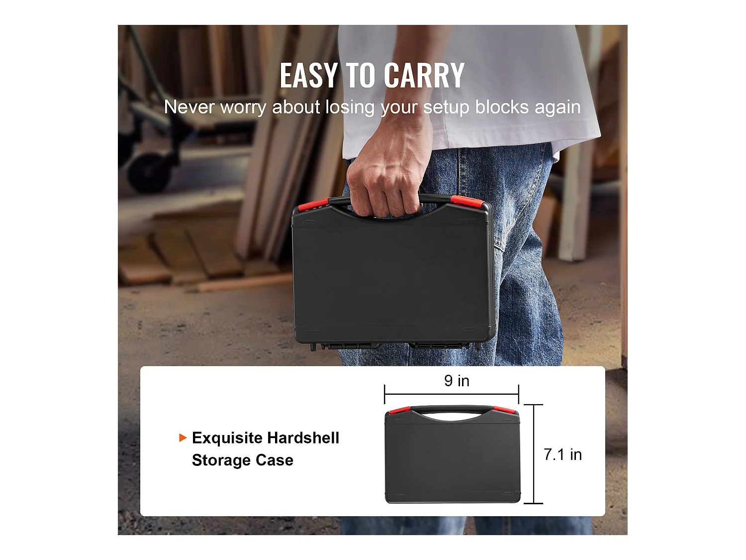 Blocs de Configuration, SucceBuy Ensemble de Jauges de Hauteur pour le Travail du Bois, 16 Pièces, Blocs de Configuration, Barres de Configuration de Précision