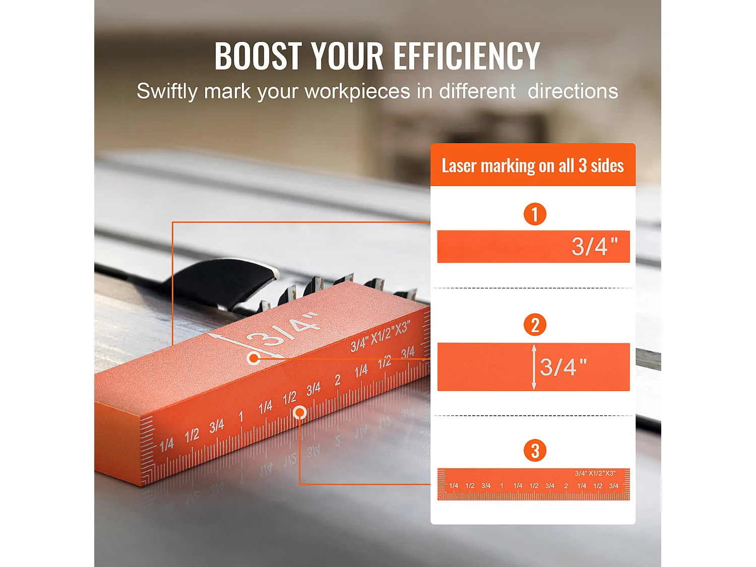 Blocs de Configuration, SucceBuy Ensemble de Jauges de Hauteur pour le Travail du Bois, 16 Pièces, Blocs de Configuration, Barres de Configuration de Précision