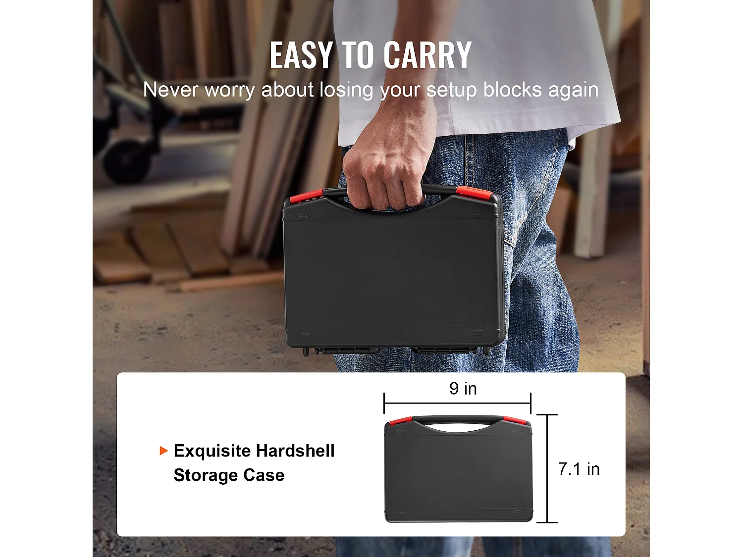 Blocs de Configuration, SucceBuy Ensemble de Jauges de Hauteur pour le Travail du Bois, 16 Pièces, Blocs de Configuration, Barres de Configuration de Précision