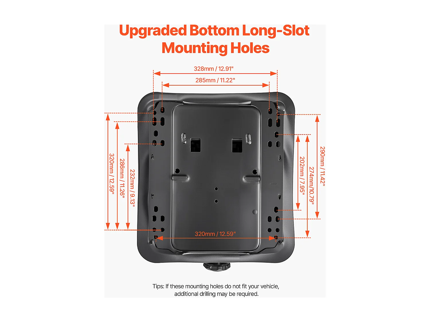 Kit Suspension de Siège de Chariot SucceBuy Élévateur Tracteur Universel sans Rail