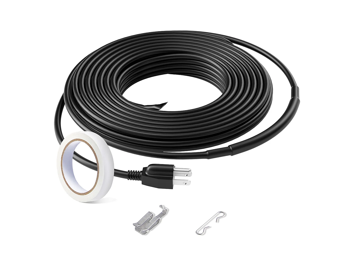 Samoregulujący się Kabel Grzewczy, SucceBuy Samoregulujący się Kabel Grzewczy do Rur, 4 m, 16 W/m, Pasek Grzewczy do Rur