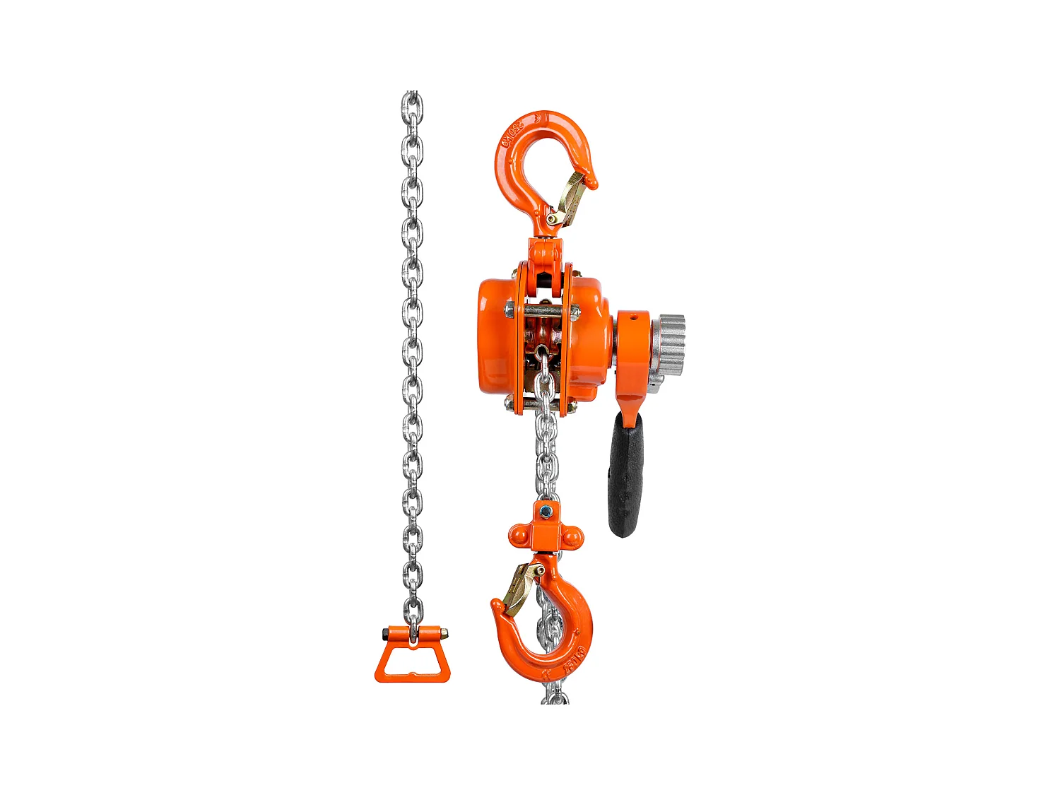 Palan à Chaîne à Levier SucceBuy, Capacité de 249 kg, 152,4 cm, Cliquet G80, pour Chantiers de Construction, Quais et Entrepôts