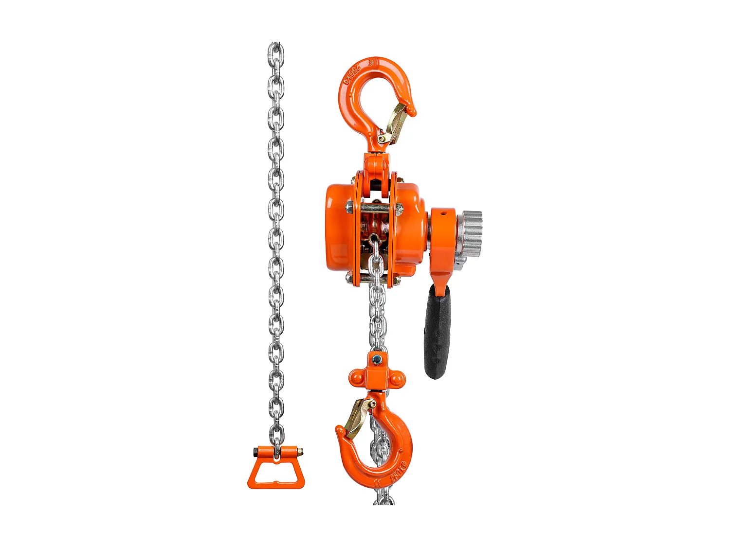 Palan à Chaîne à Levier SucceBuy, Capacité de 249 kg, 152,4 cm, Cliquet G80, pour Chantiers de Construction, Quais et Entrepôts