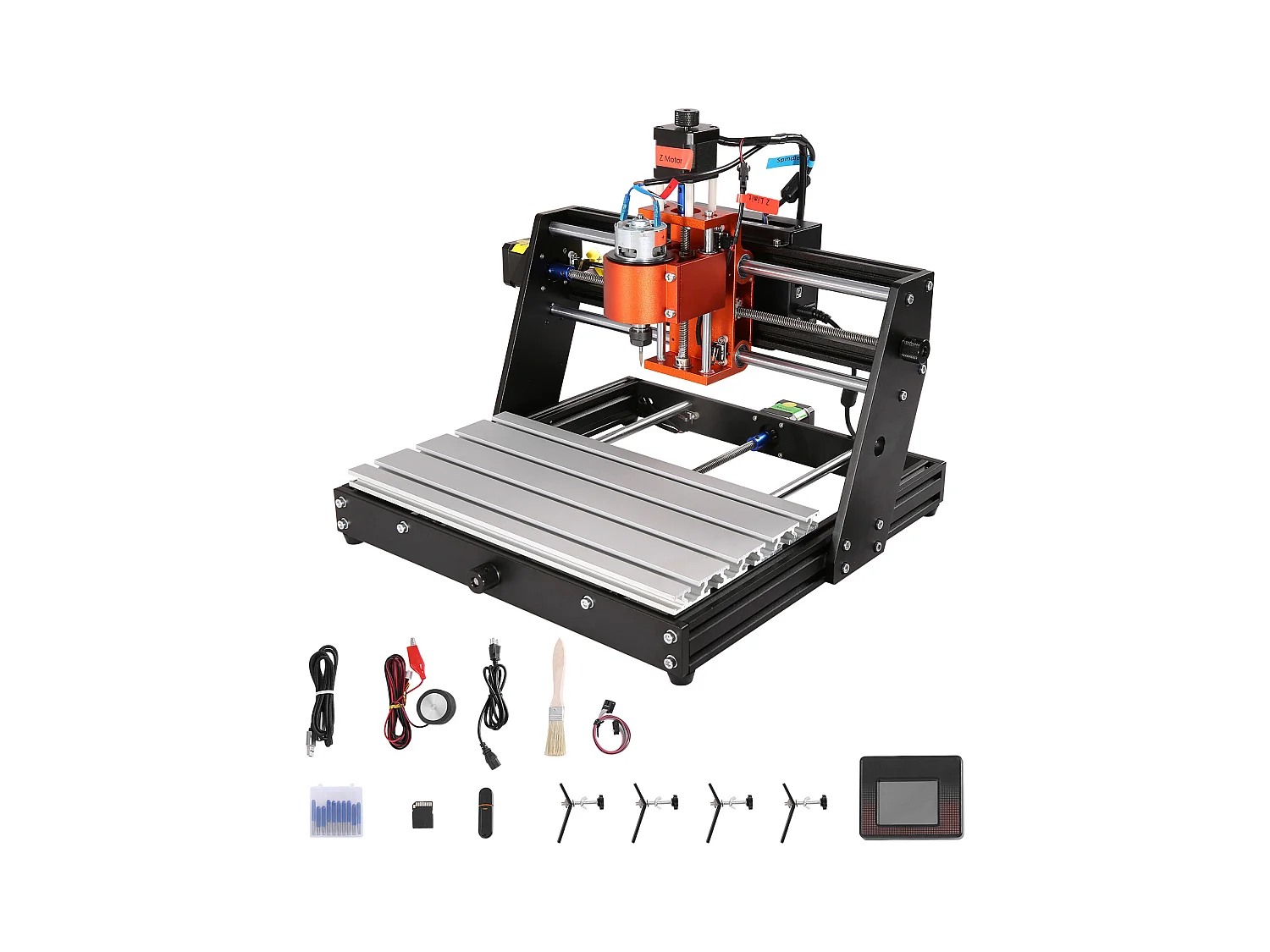 Machine à Graver, SucceBuy Machine de Routeur CNC 3 Axes 120 W, Contrôle GRBL, Gravure sur Bois