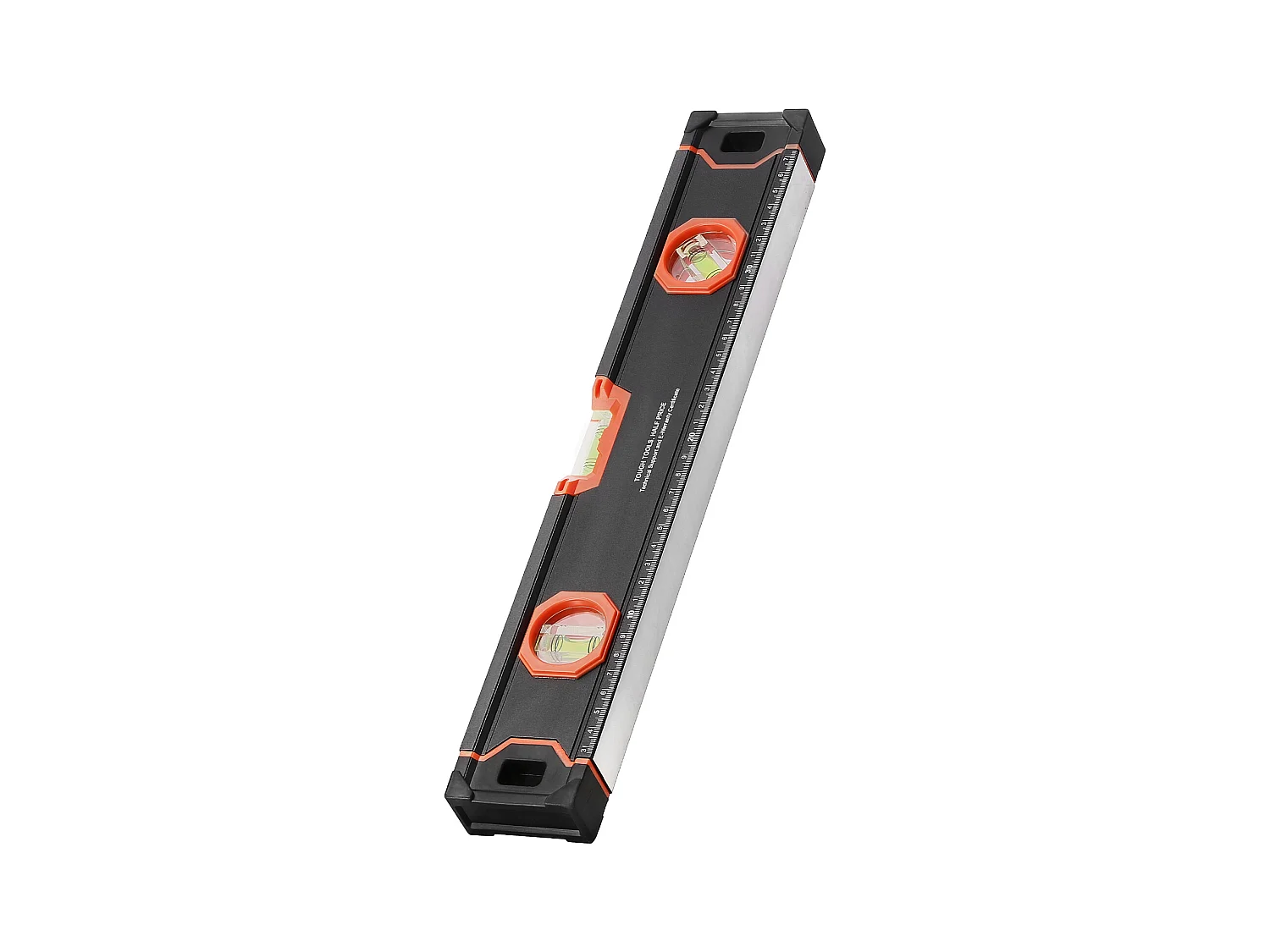 Niveau à Torpille Magnétique SucceBuy, Niveleur en Alliage d'Aluminium avec Flacons à Bulles, 4 Pièces, 122/61/41/25 cm