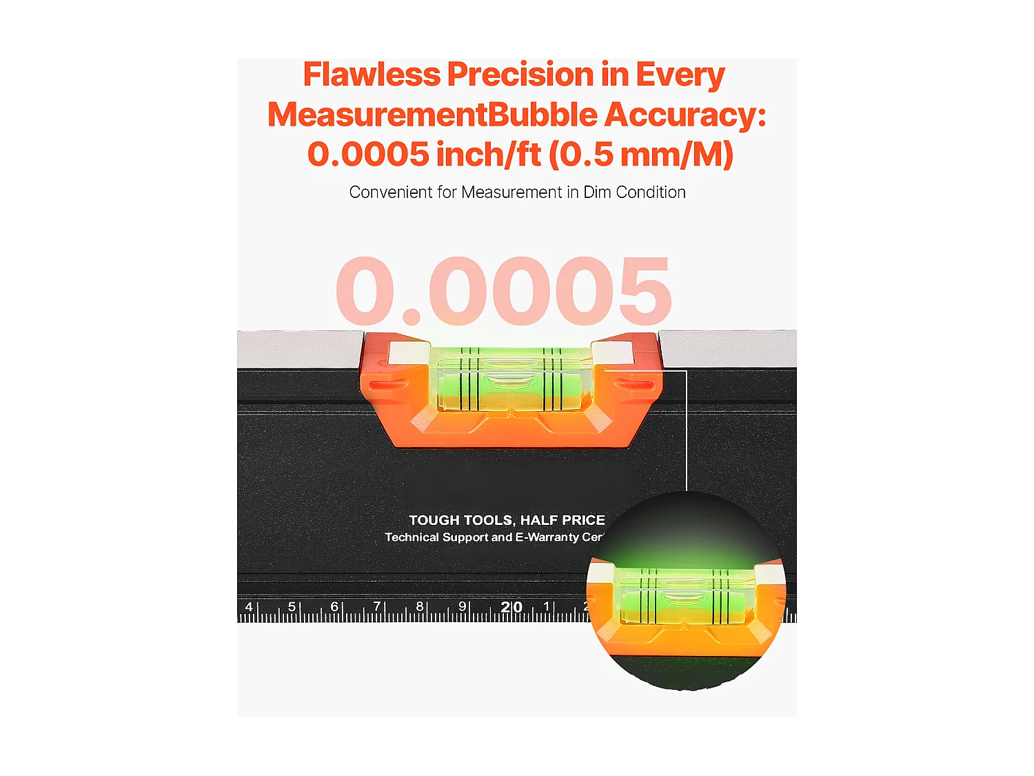 Magnetisch Loodniveau SucceBuy 4 Stukken 122/61/41/25 cm met Belbussen