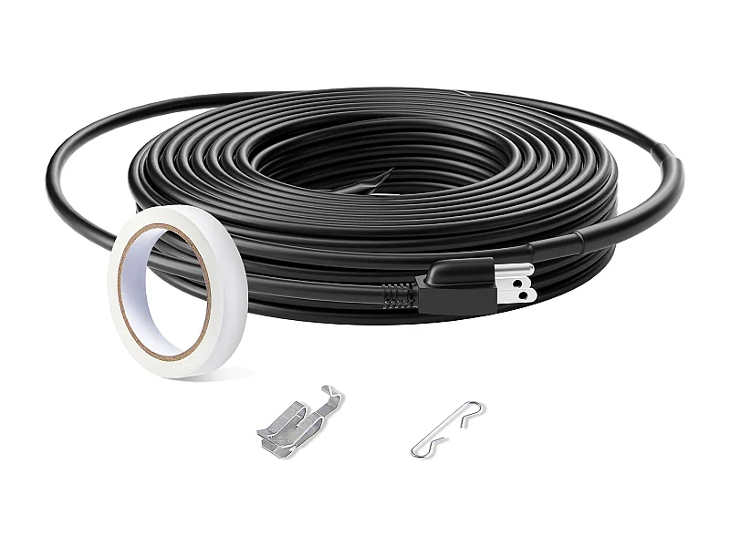 Zelfregulerend Verwarmingskabel, SucceBuy Zelfregulerend Verwarmingskabel voor Buizen 9 m 16 W/m