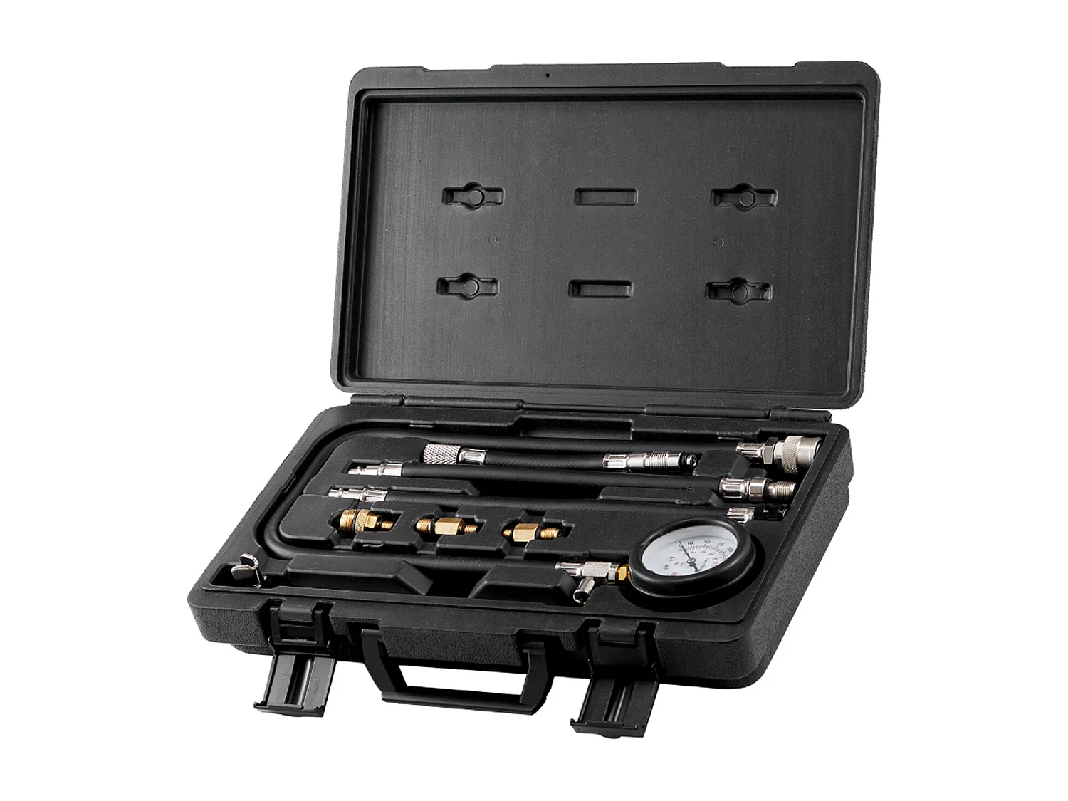 Testeur de Compression, SucceBuy Kit de Testeur de Compression 9 pièces, Outil de Jauge de Moteur à Essence